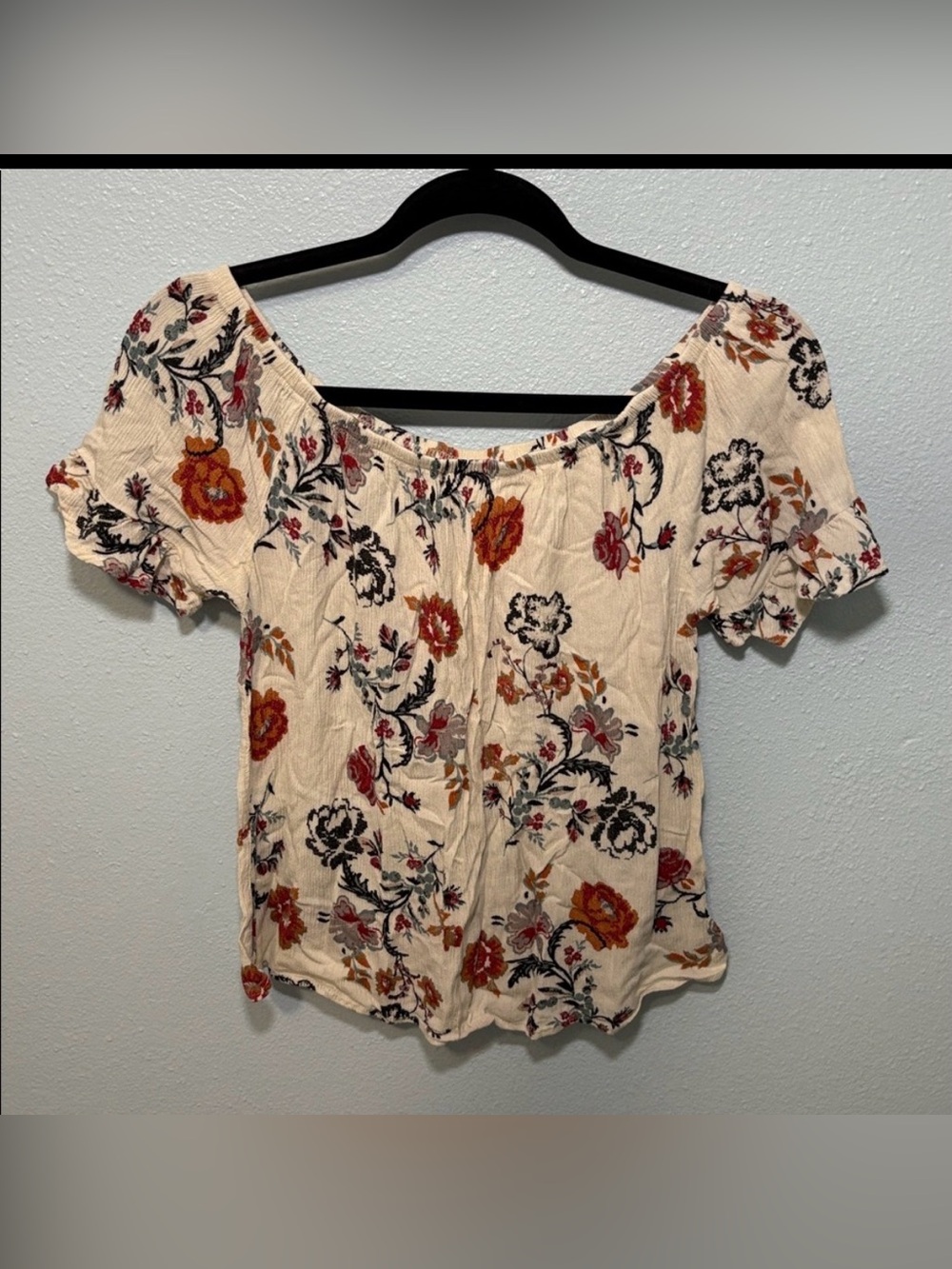 🛍 KNOX ROSE  size small floral top small